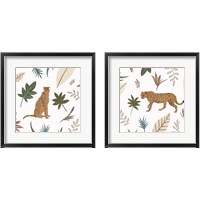 Framed 'African Cheetah 2 Piece Framed Art Print Set' border=