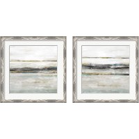 Framed 'Water's Edge  2 Piece Framed Art Print Set' border=