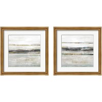 Framed 'Water's Edge  2 Piece Framed Art Print Set' border=