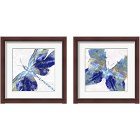 Framed Blue Insect 2 Piece Framed Art Print Set