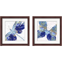 Framed Blue Insect 2 Piece Framed Art Print Set