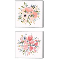 Framed 'Softhearted  2 Piece Canvas Print Set' border=