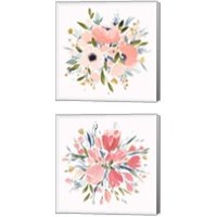 Framed 'Softhearted  2 Piece Canvas Print Set' border=