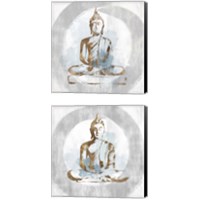 Framed 'Buddhist 2 Piece Canvas Print Set' border=