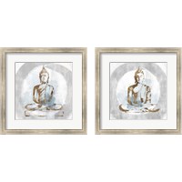 Framed 'Buddhist 2 Piece Framed Art Print Set' border=