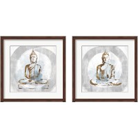 Framed 'Buddhist 2 Piece Framed Art Print Set' border=