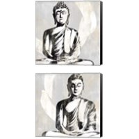 Framed Buddha 2 Piece Canvas Print Set