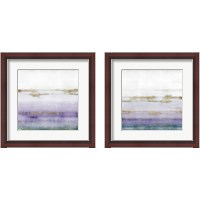 Framed Cerulean Haze Violet Version 2 Piece Framed Art Print Set