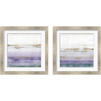 Framed Cerulean Haze Violet Version 2 Piece Framed Art Print Set