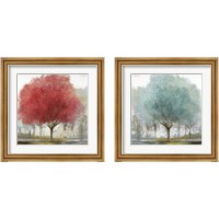 Framed 'By the Treeside 2 Piece Framed Art Print Set' border=