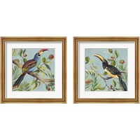 Framed 'Paradise Toucan 2 Piece Framed Art Print Set' border=