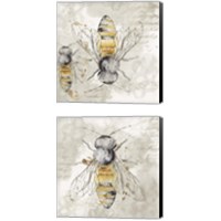 Framed 'Queen Bee 2 Piece Canvas Print Set' border=