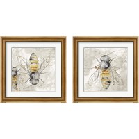 Framed 'Queen Bee 2 Piece Framed Art Print Set' border=