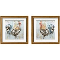 Framed 'Crock-A-Doodle-Do 2 Piece Framed Art Print Set' border=