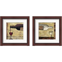Framed Wine Pour 2 Piece Framed Art Print Set