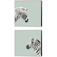 Framed 'Pop Safari 2 Piece Canvas Print Set' border=