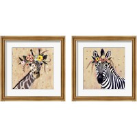 Framed Klimt Zebra 2 Piece Framed Art Print Set