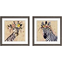 Framed Klimt Zebra 2 Piece Framed Art Print Set