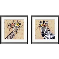 Framed Klimt Zebra 2 Piece Framed Art Print Set