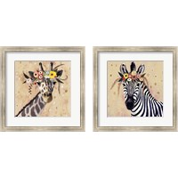 Framed Klimt Zebra 2 Piece Framed Art Print Set