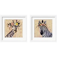 Framed Klimt Zebra 2 Piece Framed Art Print Set