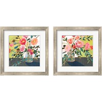 Framed Quirky Bouquet 2 Piece Framed Art Print Set
