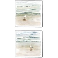 Framed 'Seagull Cove 2 Piece Canvas Print Set' border=