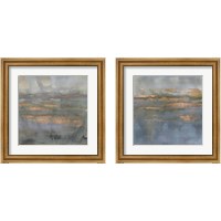 Framed 'Copper Emulsion 2 Piece Framed Art Print Set' border=