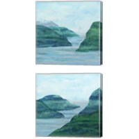 Framed 'Secret Places 2 Piece Canvas Print Set' border=