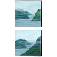 Framed 'Secret Places 2 Piece Canvas Print Set' border=