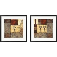 Framed 'Wine for Two  2 Piece Framed Art Print Set' border=