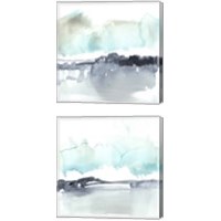 Framed Snow Line 2 Piece Canvas Print Set