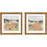 Framed 'Coral Fields 2 Piece Framed Art Print Set' border=