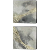 Framed Cloud Matrix 2 Piece Canvas Print Set