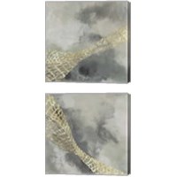 Framed 'Cloud Matrix 2 Piece Canvas Print Set' border=