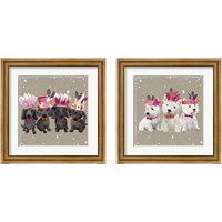 Framed Fancypants Wacky Dogs 2 Piece Framed Art Print Set