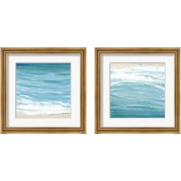 Framed 'Sea Breeze Coast 2 Piece Framed Art Print Set' border=
