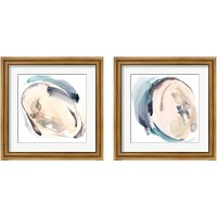 Framed 'Sandy Sea 2 Piece Framed Art Print Set' border=