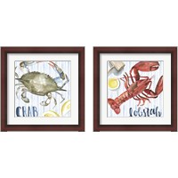 Framed 'New England Summer 2 Piece Framed Art Print Set' border=