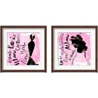 Framed 'Runway   2 Piece Framed Art Print Set' border=