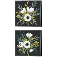 Framed Anemone Posy 2 Piece Canvas Print Set