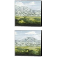 Framed 'Deep Valley 2 Piece Canvas Print Set' border=