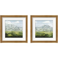 Framed 'Deep Valley 2 Piece Framed Art Print Set' border=