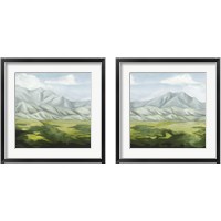 Framed 'Deep Valley 2 Piece Framed Art Print Set' border=