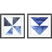 Framed Blue Screen 2 Piece Framed Art Print Set
