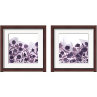 Framed 'Ultra Violets 2 Piece Framed Art Print Set' border=
