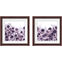 Framed 'Ultra Violets 2 Piece Framed Art Print Set' border=