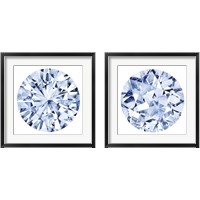 Framed 'Diamond Drops 2 Piece Framed Art Print Set' border=