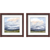 Framed 'Windswept Horizon 2 Piece Framed Art Print Set' border=