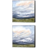 Framed 'Windswept Horizon 2 Piece Canvas Print Set' border=